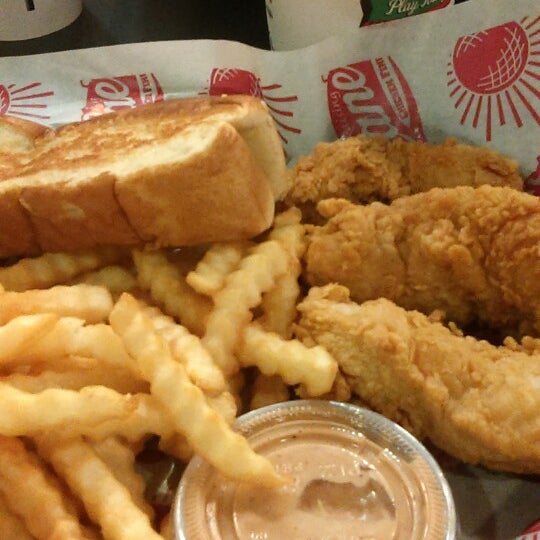 Photo taken at Raising Cane&#39;s Chicken Fingers by Crystal E. on 1/19/2015