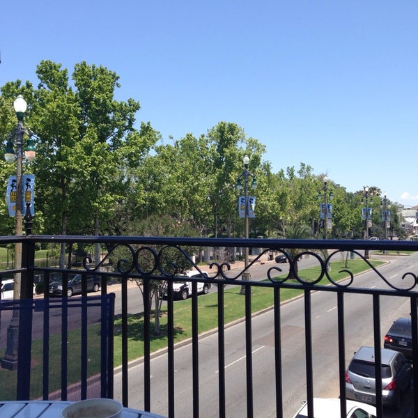 Fabulous patio oversees Louis Armstrong Park