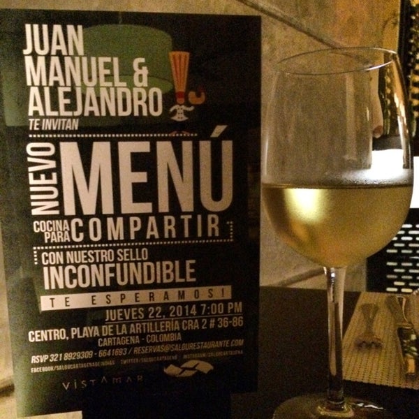 Photo taken at Restaurante Salou Cartagena by Mary S. on 5/23/2014