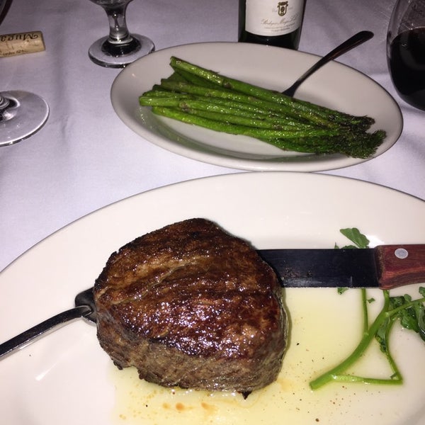 Photo taken at Lewnes&#39; Steakhouse by Robert S. on 11/5/2014