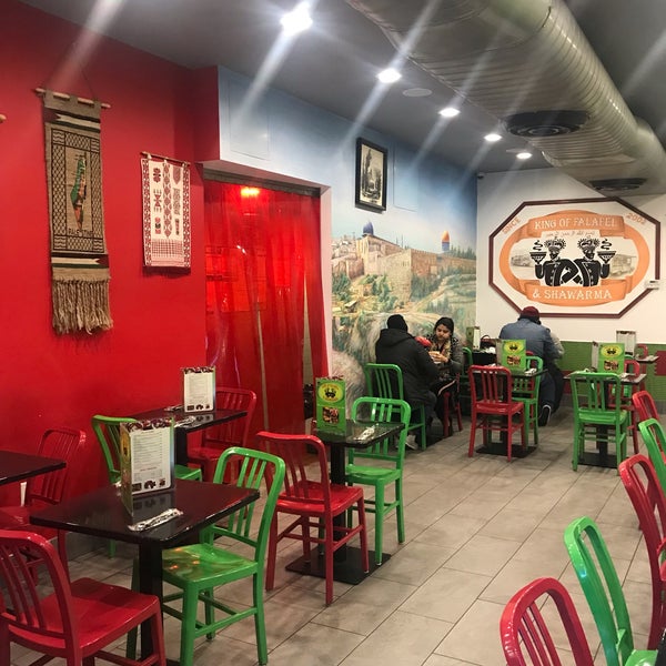 Photo taken at King Of Falafel &amp; Shawarma by Donia on 2/6/2019