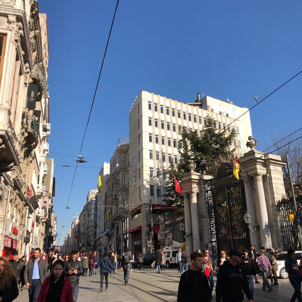 Photo taken at İstiklal Avenue by Reza R. on 2/4/2019