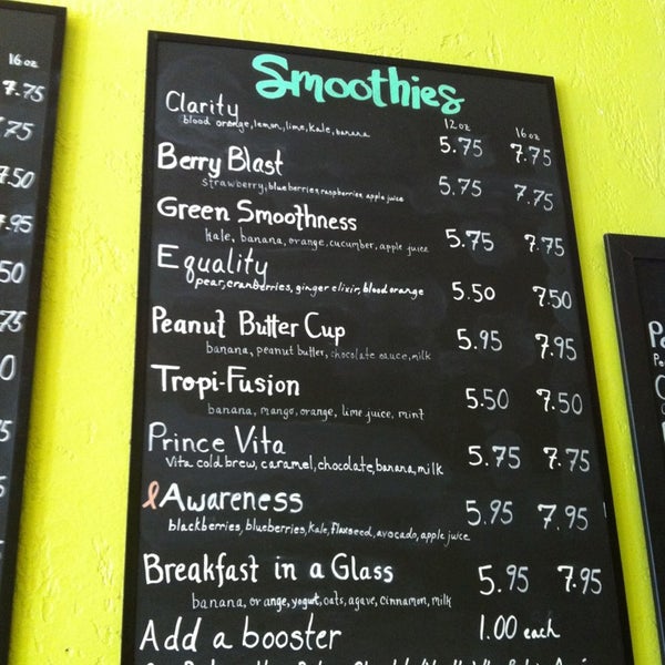 Jus Bar Juice Bar in Seattle