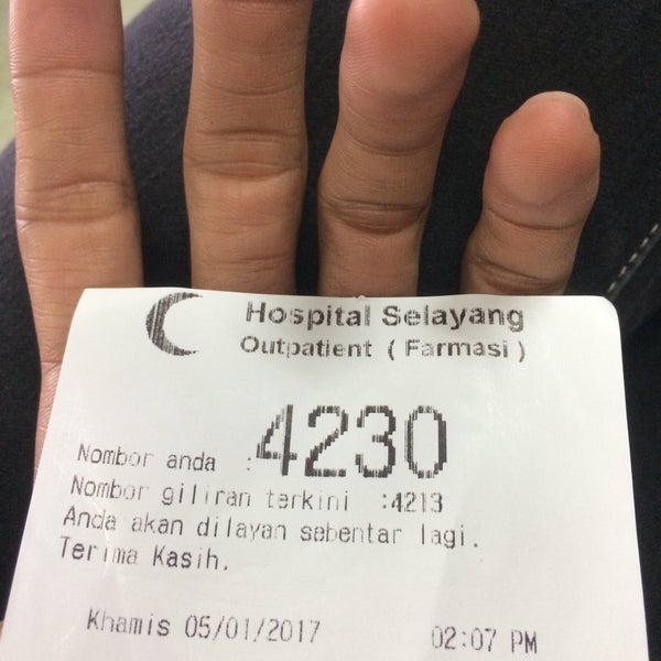 Farmasi Klinik Pakar Selayang 방문자 181명의 팁 1개