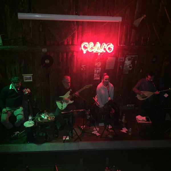 Photo taken at Çello Cafe &amp; Bar by Kürsat A. on 1/25/2019