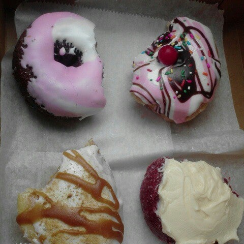 Photo taken at Julie Darling Donuts by Dizzles on 2/7/2013