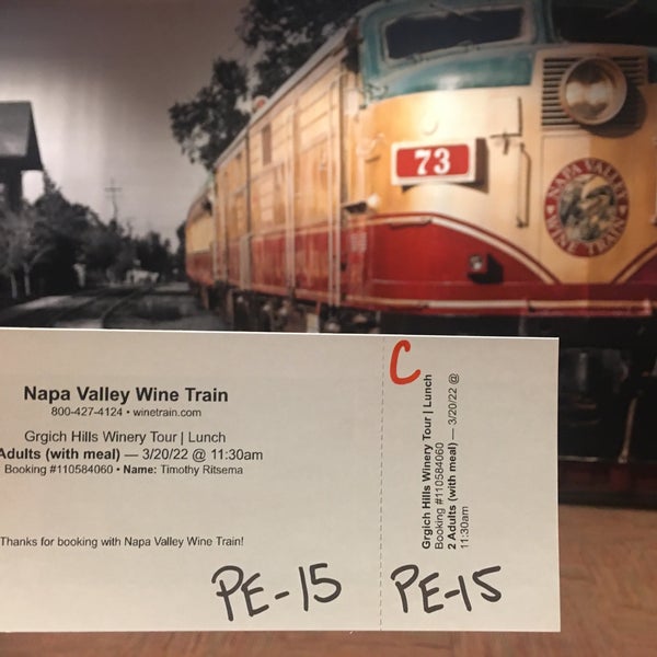 รูปภาพถ่ายที่ Napa Valley Wine Train โดย Tim R. เมื่อ 3/20/2022