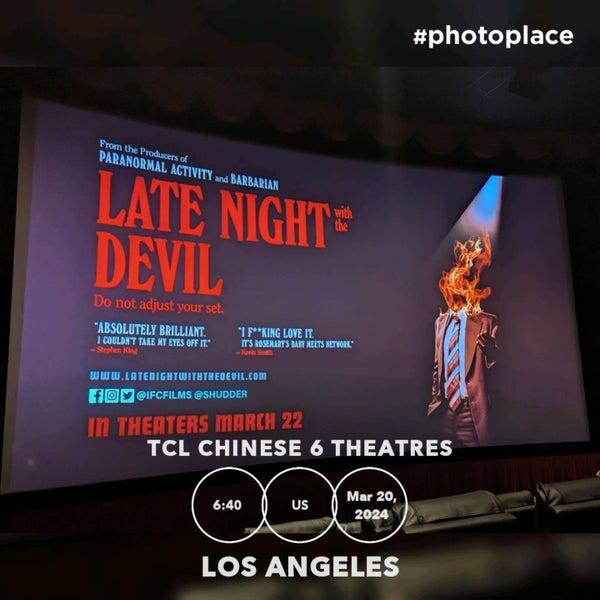 Photo prise au TCL Chinese Theatre par Michael le3/21/2024
