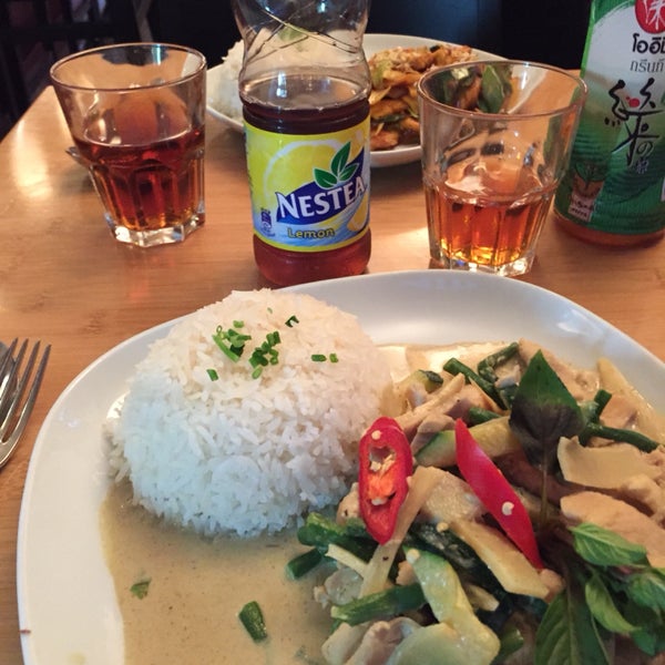 Really tasty green curry!