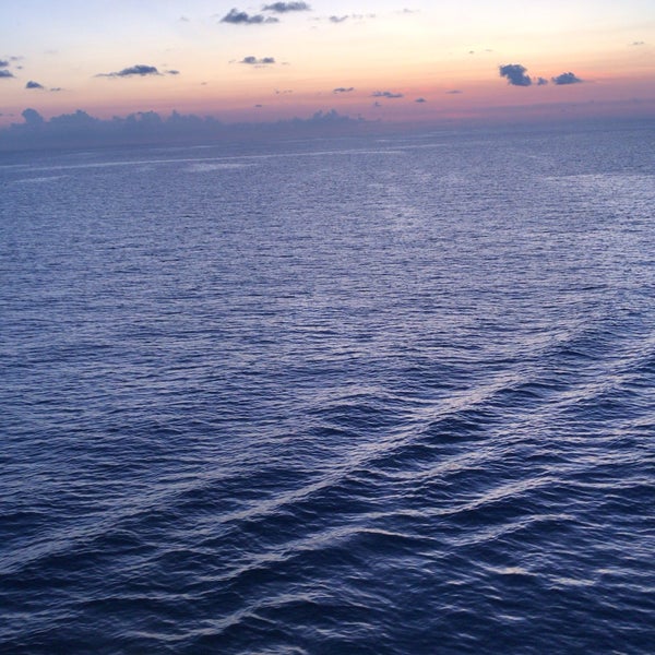 In the middle of the ocean