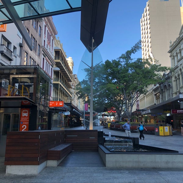 Photo taken at Queen Street Mall by Peter B. on 9/8/2019