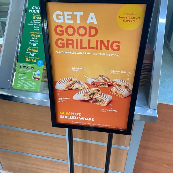 subway gluten free menu australia