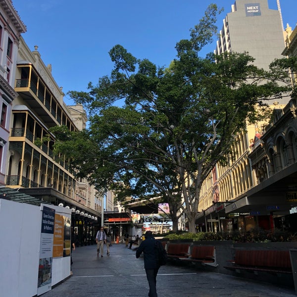 Photo taken at Queen Street Mall by Peter B. on 7/1/2019