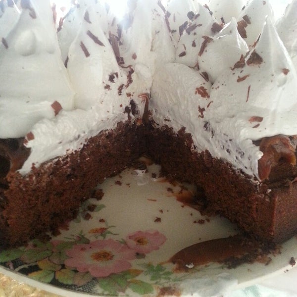 Probar la torta brownieeee!!!!♥