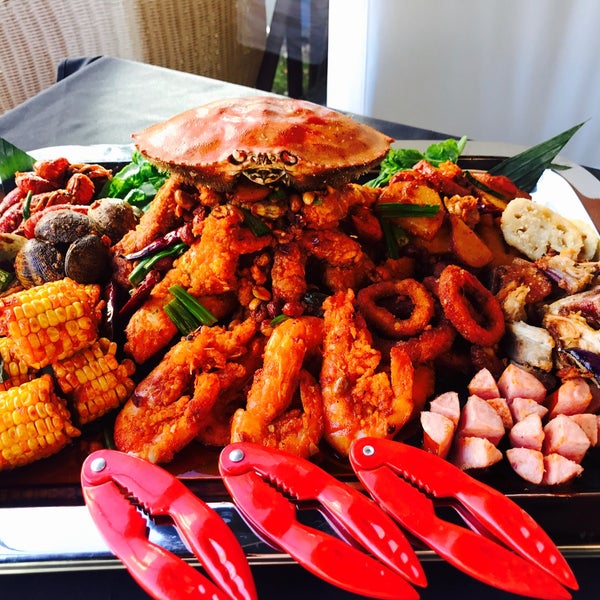Seafood platter @ mingjia