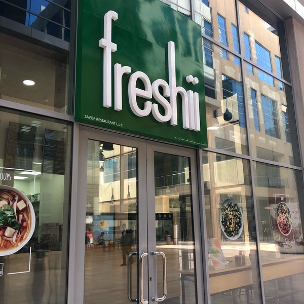 Photo taken at Freshii by Hiba E. on 10/25/2018