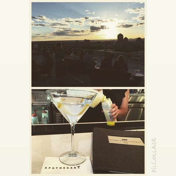 Photo taken at Apothecary Lounge &amp; Rooftop Club by Rick T. on 5/1/2015