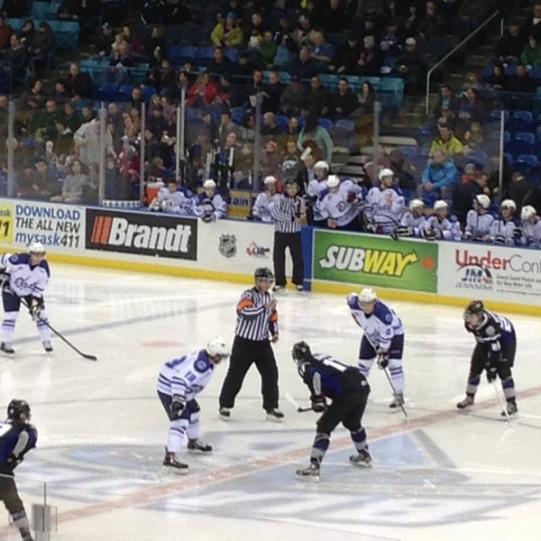 Photo taken at SaskTel Centre by Bill M. on 2/3/2013