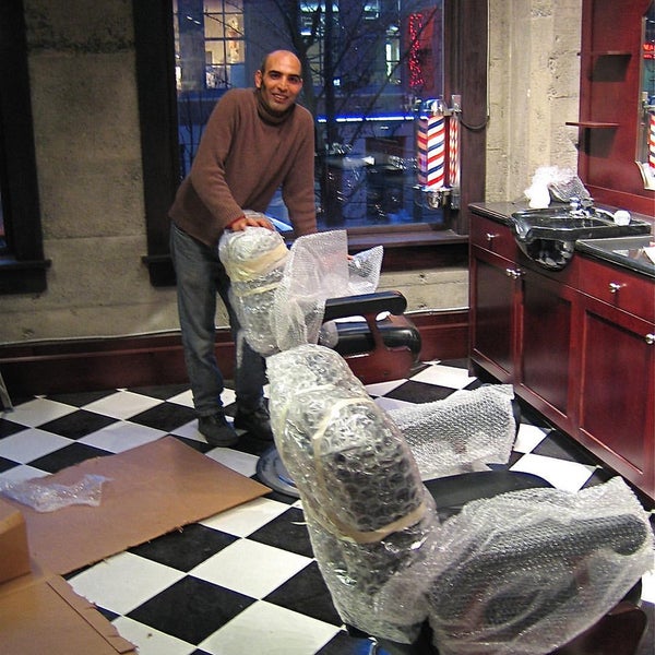 1/28/2016にBarber B.がFarzad&#39;s Barber Shopで撮った写真