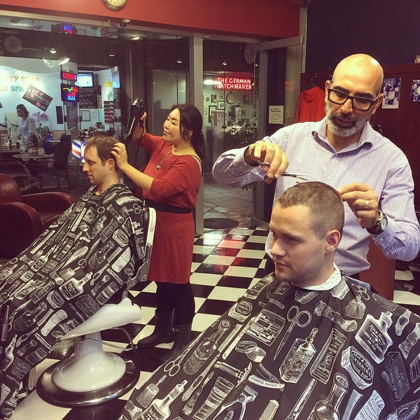Photo taken at Farzad&#39;s Barber Shop by Barber B. on 10/8/2015