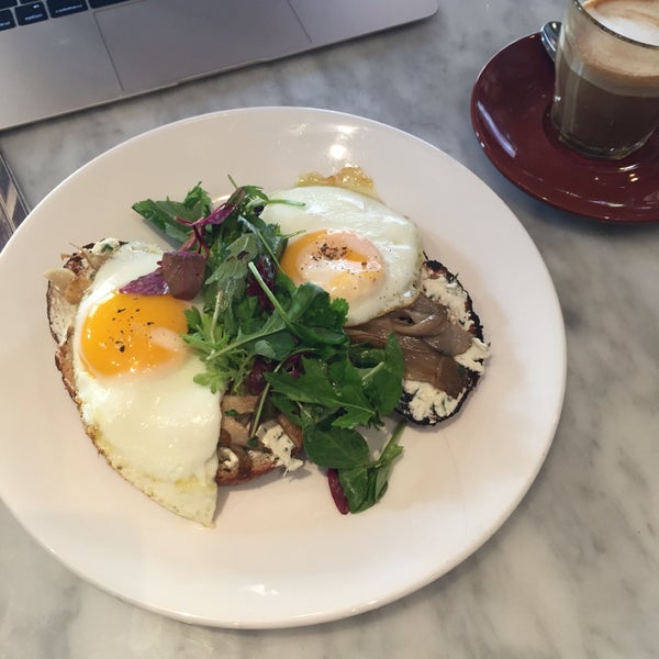They're now open as a coffee shop during the day, such a good addition. The mushroom crostini is the way to go, with two eggs to boot.