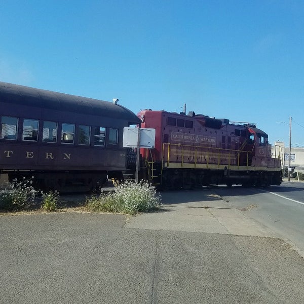 Photo taken at The Skunk Train by Liz H. on 8/7/2021