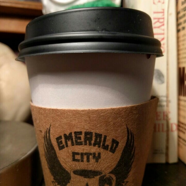 Photo taken at Emerald City Coffee by eryn o. on 4/18/2016