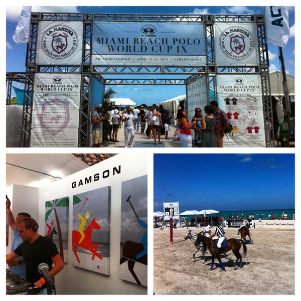 Photo taken at Miami Beach Polo World Cup by Alex D. on 4/28/2013