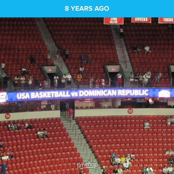 Photo taken at Thomas &amp; Mack Center by Cisrow H. on 7/13/2020