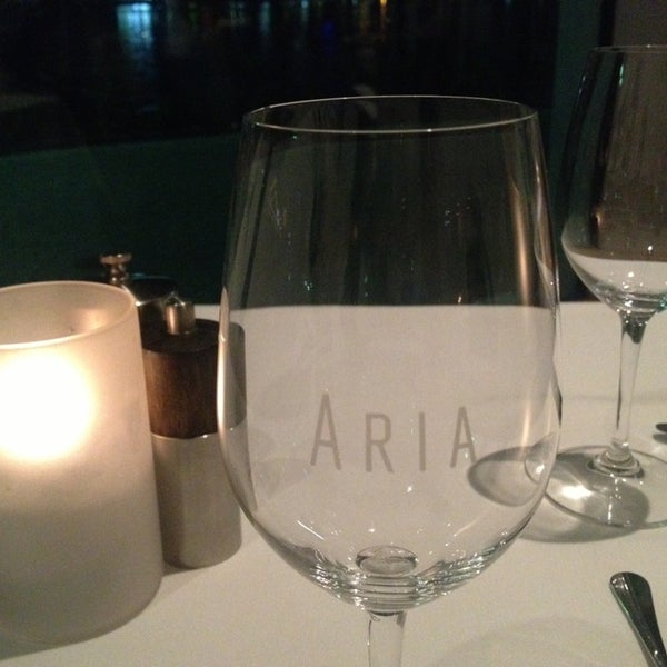 Photo taken at Aria Restaurant by Randy H. on 1/4/2013