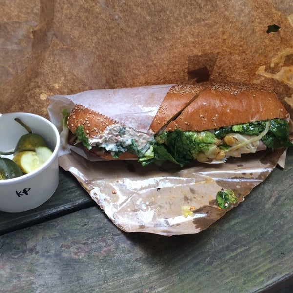 Photo taken at Meat Hook Sandwich by Pete L. on 5/24/2014