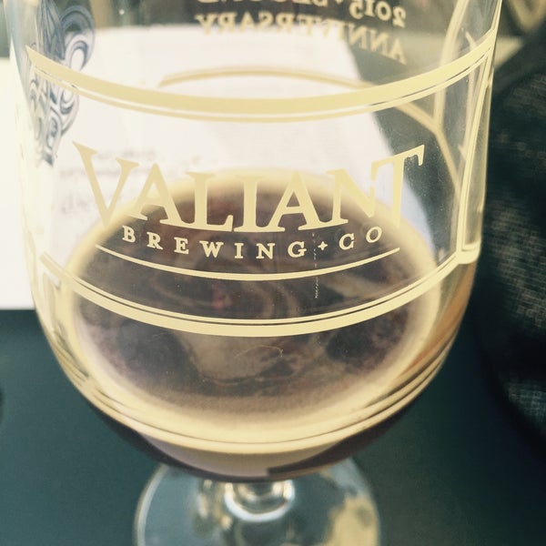 Photo taken at Valiant Brewing Company by Suzanne M. on 3/10/2015