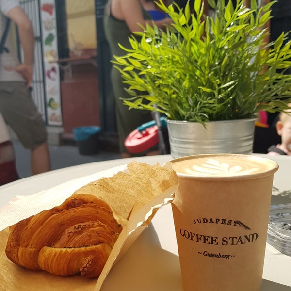 Photo taken at Coffee Stand Gutenberg by József P. on 8/12/2019