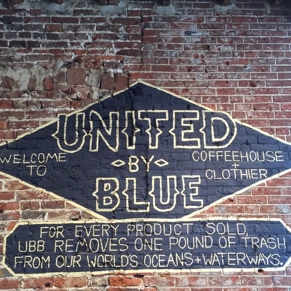 Photo taken at United By Blue Coffeehouse and Clothier by Paul W. on 6/18/2016