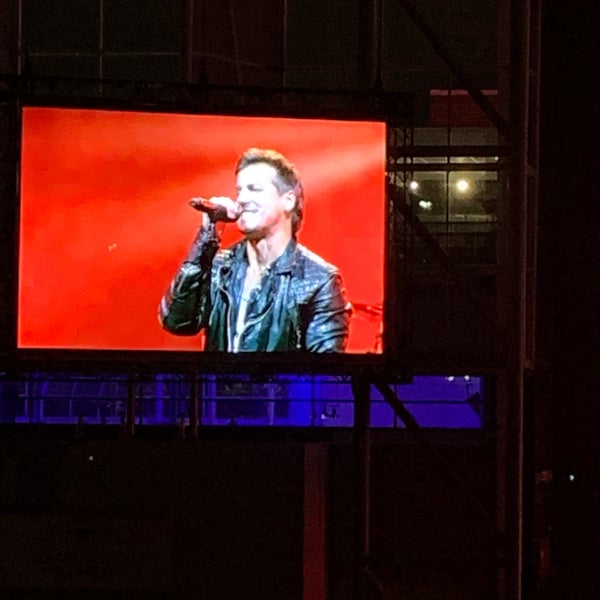 Photo taken at Budweiser Stage by Emily T. on 9/16/2019