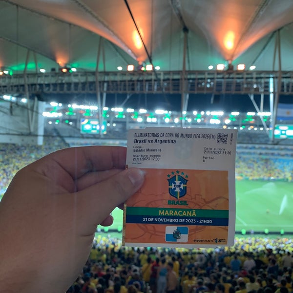 Photo taken at Mário Filho (Maracanã) Stadium by Leonardo C. on 11/22/2023