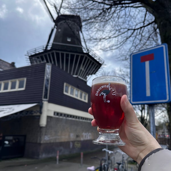 Photo taken at Brouwerij &#39;t IJ by Cem O. on 3/25/2023
