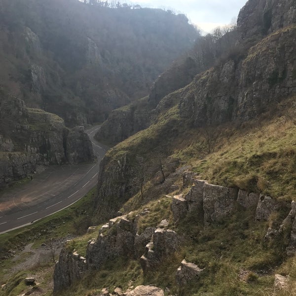 Photo taken at Cheddar Gorge &amp; Caves by Nataliia B. on 1/6/2018