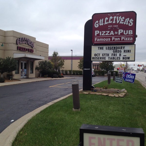 Снимок сделан в Gulliver&#39;s Pizza &amp; Pub пользователем Greg R. 10/16/2014