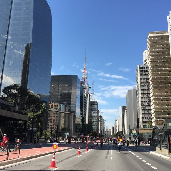 Photo taken at Paulista Avenue by Pecopelecopeco on 8/23/2015