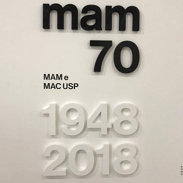 Снимок сделан в Museu de Arte Moderna de São Paulo (MAM) пользователем Pecopelecopeco 12/1/2018