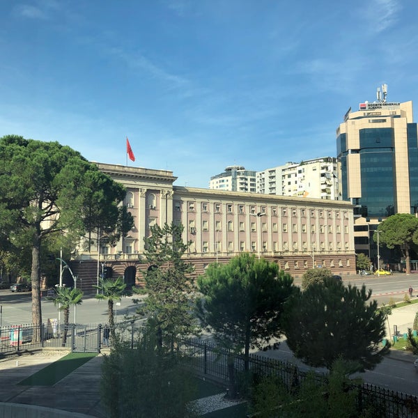 Photo taken at Rogner Hotel Tirana by Donna K. on 11/6/2018