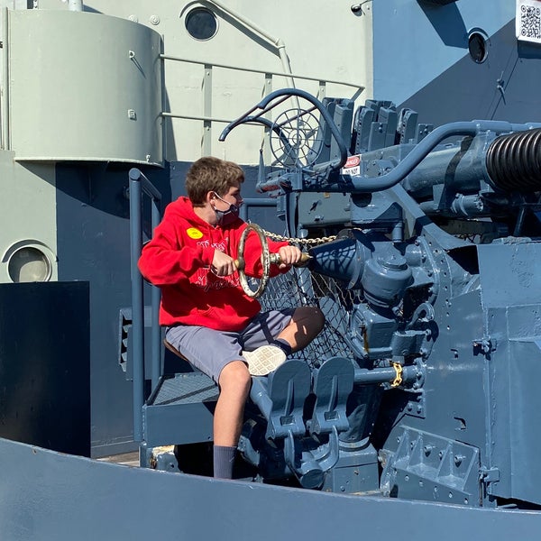 Photo taken at Battleship North Carolina by Brian R. on 10/30/2021