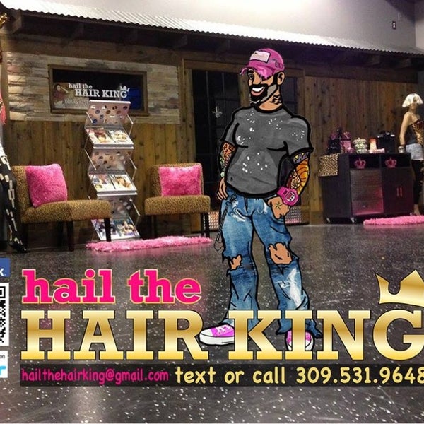 Photo taken at Hail the Hair King by Travis M. on 6/18/2013