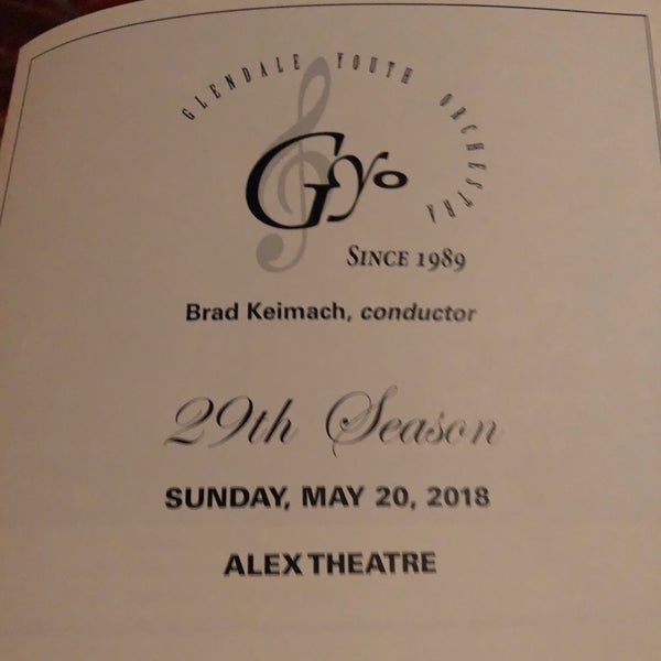 Photo taken at Alex Theatre by Asbed B. on 5/21/2018