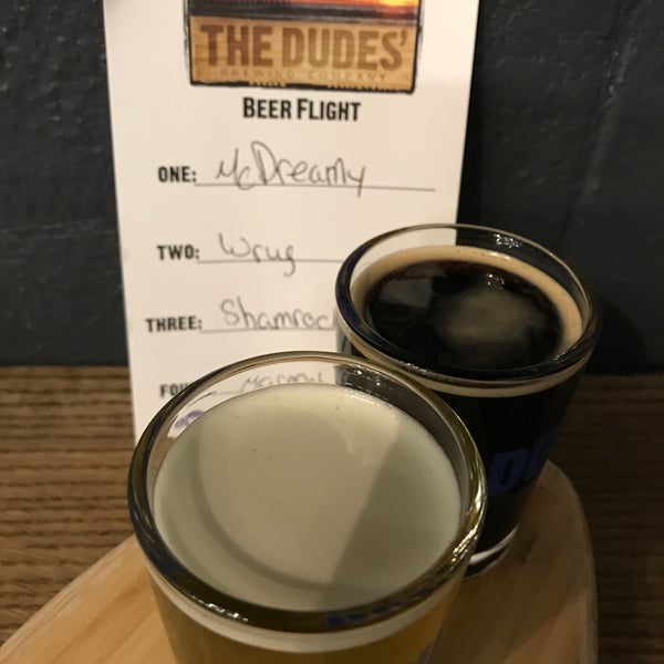 Photo taken at The Dudes&#39; Brewing Company by Jonah H. on 6/17/2018