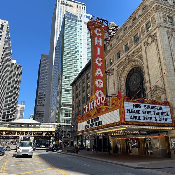 4/25/2024 tarihinde Tomáš S.ziyaretçi tarafından The Chicago Theatre'de çekilen fotoğraf
