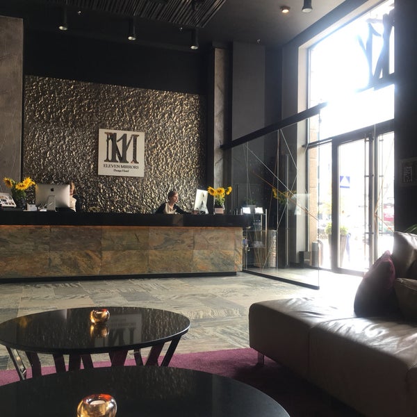 Photo taken at 11 Mirrors Design Hotel by Victoria K. on 7/13/2018