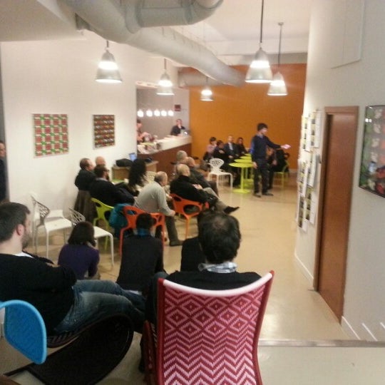 Photo taken at Impact Hub Roma by Michele M. on 12/10/2012