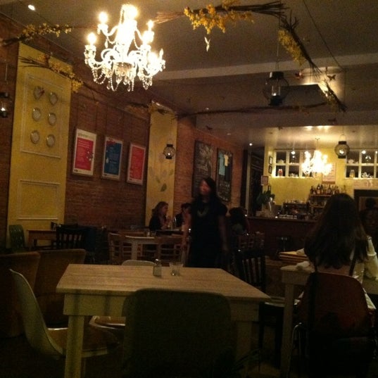 Photo taken at Domku Bar &amp; Cafe by David L. on 9/28/2012